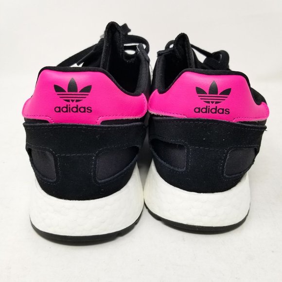 adidas I-5923 Iniki Boost Black Pink Toe BD7804 - Picture 6 of 11